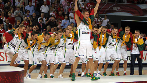 Lietuvos krep&scaron;inio rinktinė 2010 metais pasaulio čempionate i&scaron;kovojo bronzą.