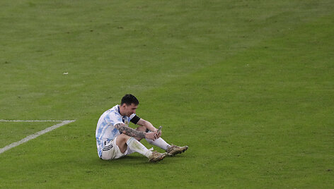 Lionelis Messi su Argentinos rinktine triumfavo &bdquo;Copa America&ldquo; turnyre.