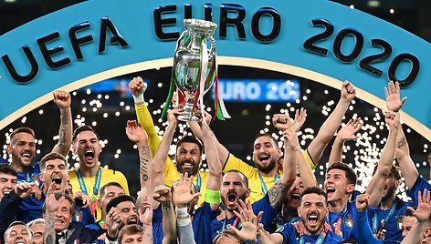 Italijos triumfo Europos čempionato akimirka