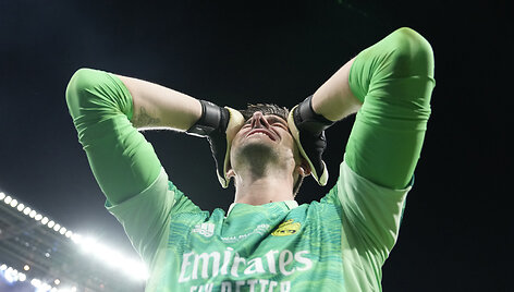 Madrido &bdquo;Real&ldquo; triumfavo Čempionų lygoje. Thibout Courtois.