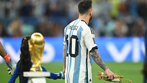 Pasaulio čempionato finalas: Argentina – Prancūzija. Lionelis Messi