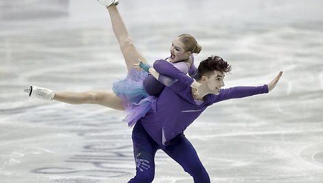 Daniilas Semko ir Marija Ignatjeva atstovauja Vengrijai ir startavo šių metų Europos čempionate.