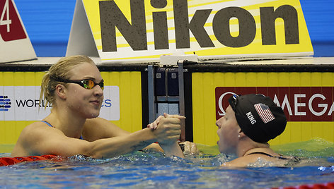 Rūta Meilutytė iškovojo aukso medalį pasaulio čempionate.