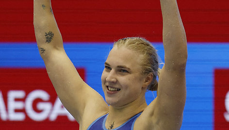 Rūta Meilutytė iškovojo aukso medalį pasaulio čempionate.