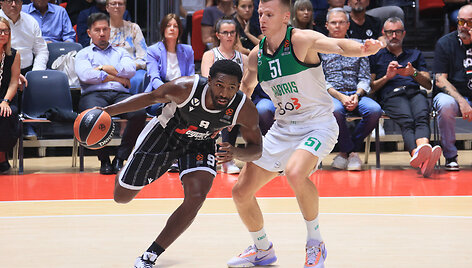 Bolonijos &bdquo;Virtus&ldquo; ir Kauno &bdquo;Žalgiris&ldquo;: Jaleenas Smithas ir Arnas Butkevičius