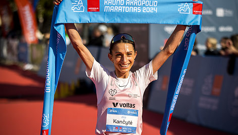 Kauno maratonas. Loreta Kančytė