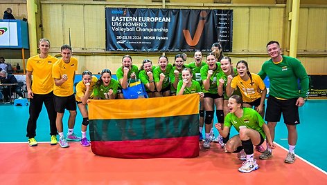 Lietuvos tinklinio merginų (U16) rinktinė.