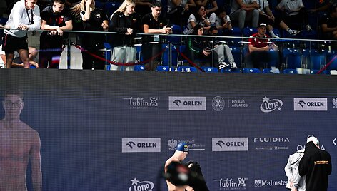 Tomas Lukminas ir Danas Rap&scaron;ys fini&scaron;avo tą pačią akimirką.
