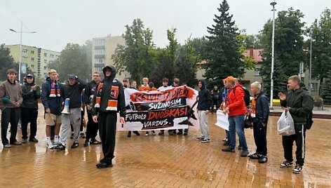 Gargžduose vyko protestas