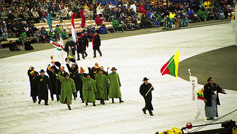 Fotografas A.Pliadis fiksavo 1998 m. Nagano olimpines žaidynes.