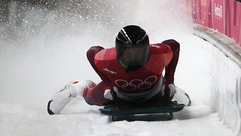 Latvis Martinas Dukuras netikėtai liko be medalio Pjongčango olimpinėse žaidynėse.