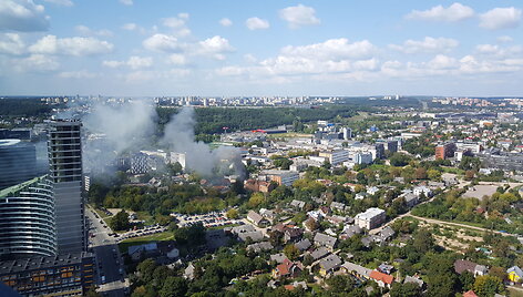 Gaisras Vilniaus Daugėli&scaron;kio g.