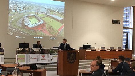 Savivaldybėje &ndash; daugiafunkcinio komplekso ant &Scaron;e&scaron;kinės kalvų vizualizacijos pristatymas