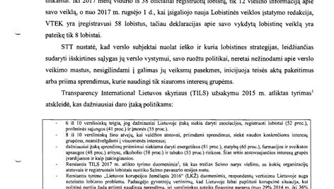 Seimo NSGK tyrimo i&scaron;vada ir priedai