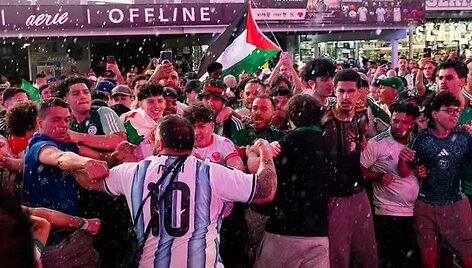 Argentinos ir Alžyro sirgalių mu&scaron;tynės