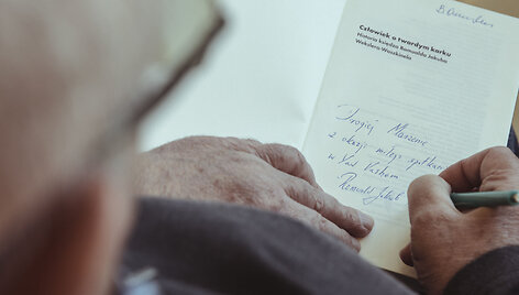 Romualdo Jakubo Vekslerio-Va&scaron;kinelio autografas. 