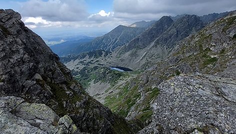 Maršrutas nuo Kasprovo viršūnės