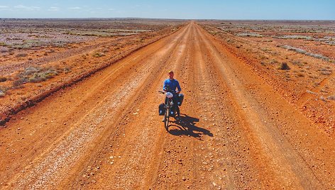 Algirdo kelionė dviračiu per Australiją