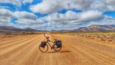 Algirdo kelionė dviračiu per Australiją