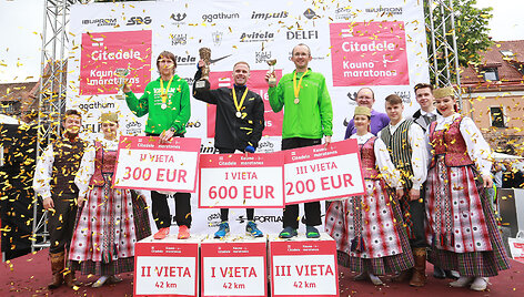 Bėgimo &bdquo;Citadele Kauno maratonas&ldquo; apdovanojimas