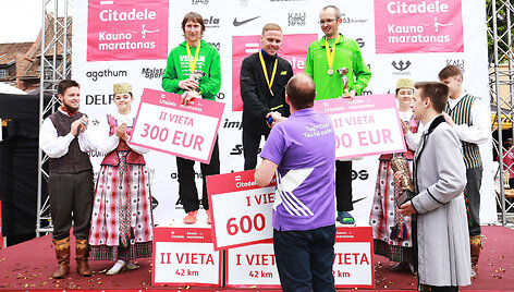 Bėgimo &bdquo;Citadele Kauno maratonas&ldquo; apdovanojimas