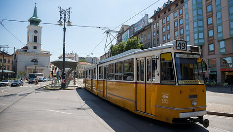 Saulės nutviekstas Budape&scaron;tas