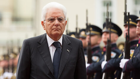 Sergio Mattarella ir Dalia Grybauskaitė