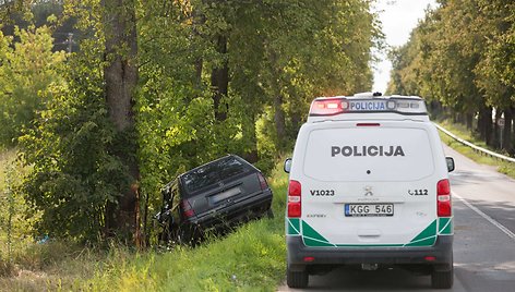 Autoįvykis kelyje Lentvaris - Trakai