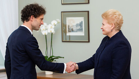 &Scaron;arūnas Keserauskas ir Dalia Grybauskaitė