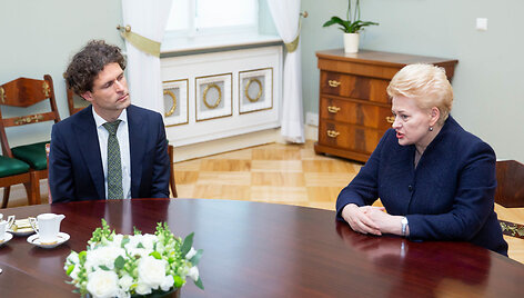 &Scaron;arūnas Keserauskas ir Dalia Grybauskaitė