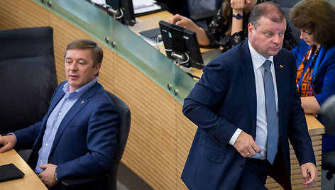 Ramūnas Karbauskis ir Saulius Skvernelis