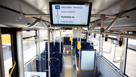 Naujieji Vilniaus vie&scaron;ojo transporto autobusai