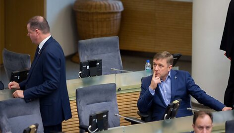 Saulius Skvernelis ir Ramūnas Karbauskis