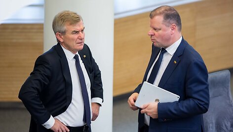 Viktoras Pranckietis ir Saulius Skvernelis