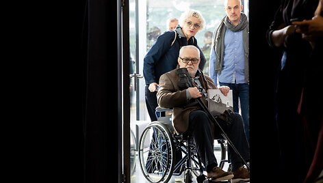 A.Sutkaus ir J.Dovidėno fotografijų parodų pristatymo spaudos konferencija