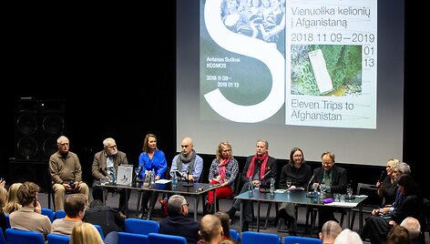 A.Sutkaus ir J.Dovidėno fotografijų parodų pristatymo spaudos konferencija