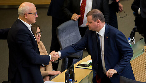 Stasys Jakeliūnas ir Saulius Skvernelis