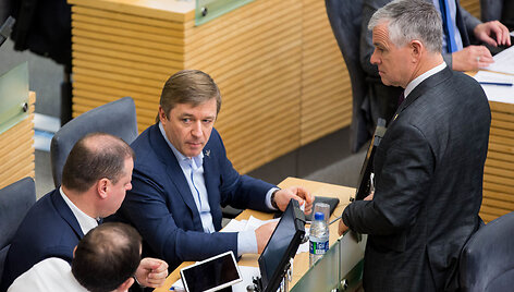 Saulius Skvernelis, Ramūnas Karbauskis, Jonas Jarutis