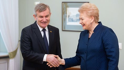 Viktoras Pranckietis ir Dalia Grybauskaitė