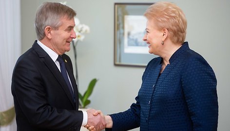 Viktoras Pranckietis ir Dalia Grybauskaitė