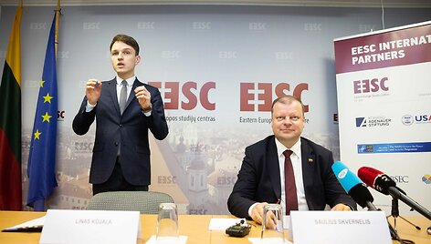 Linas Kojala ir Saulius Skvernelis