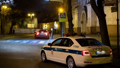 Naktinis kelių policijos reidas Vilniuje