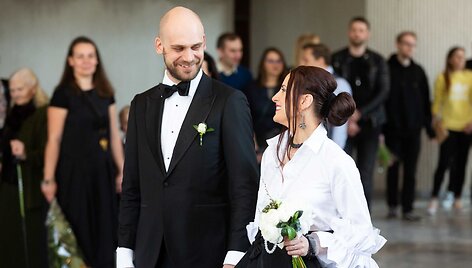 Sigitos Jonynaitės ir Domo Žostauto vestuvų akimirka