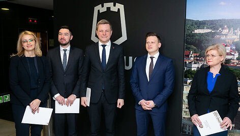 Naujosios Vilniaus miesto Tarybos valdančiosios koalicijos pristatymas