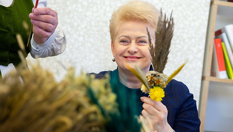 Dalios Grybauskaitės palinkėjimas: „Velykų vilties ir pergalės Ukrainai!“