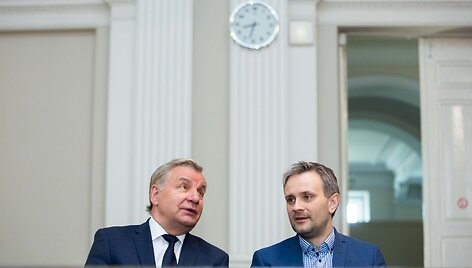Rimantas Sinkevičius ir Egidijus Skrodenis