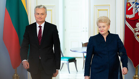 Gitanas Nausėda ir Dalia Grybauskaitė