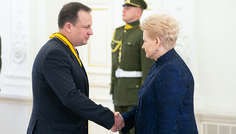 Valstybės apdovanojimų įteikimo ceremonija