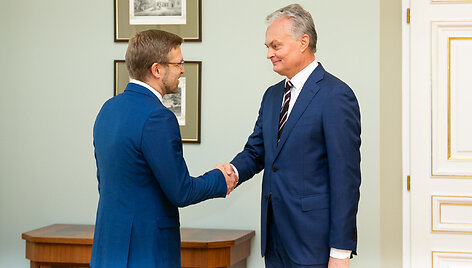 Linas Kukuraitis ir Gitanas Nausėda