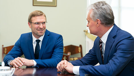 Linas Kukuraitis ir Gitanas Nausėda